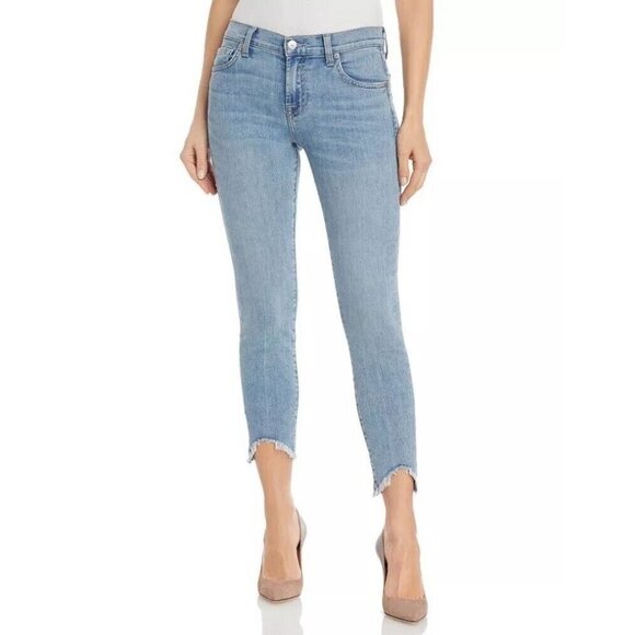 7 For All Mankind Ankle Skinny Jeans Women In Saratoga Blue Size 29 - Picture 1 of 10